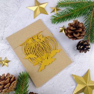 Gold Poppy Bell Garland