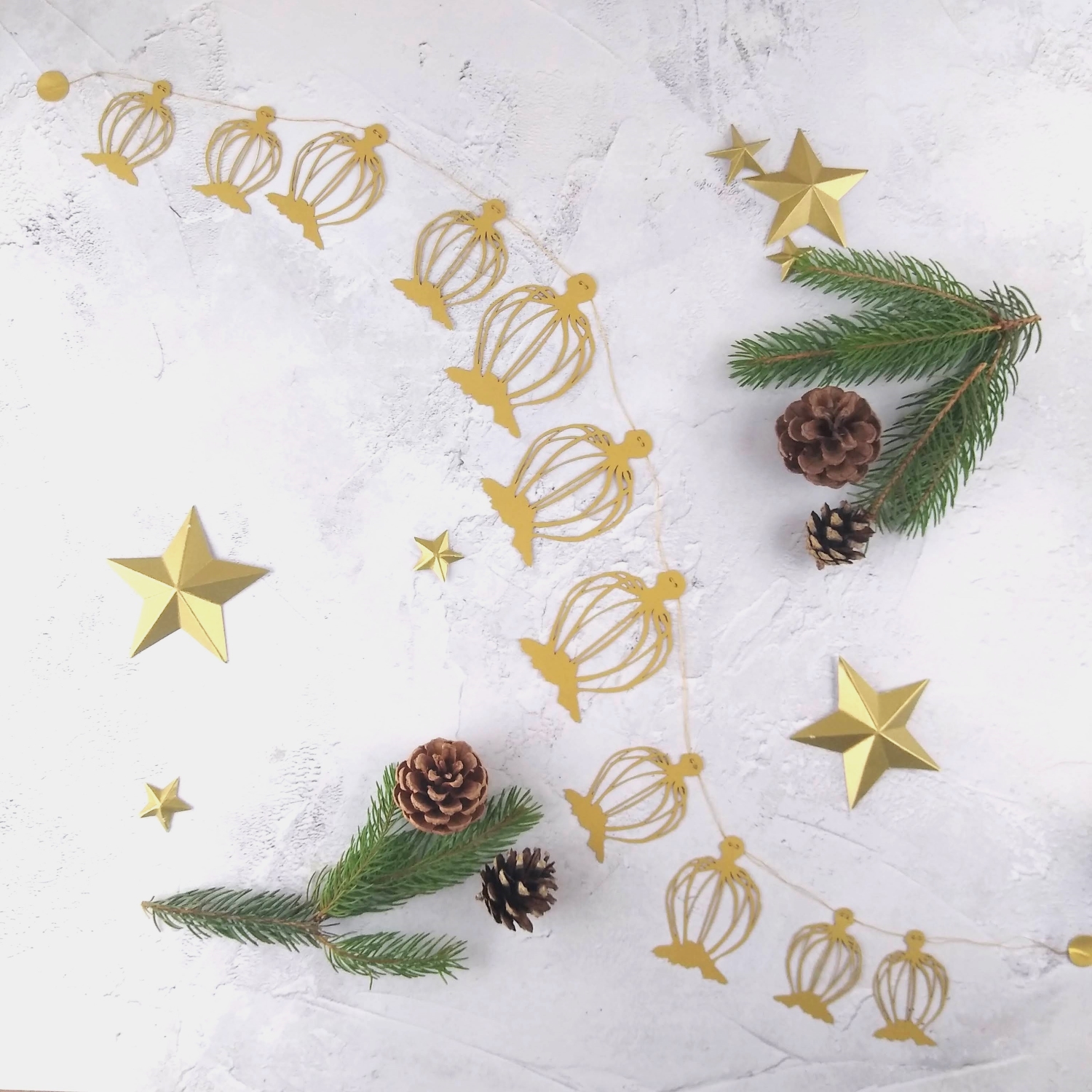 Gold Poppy Bell Garland - Image 6