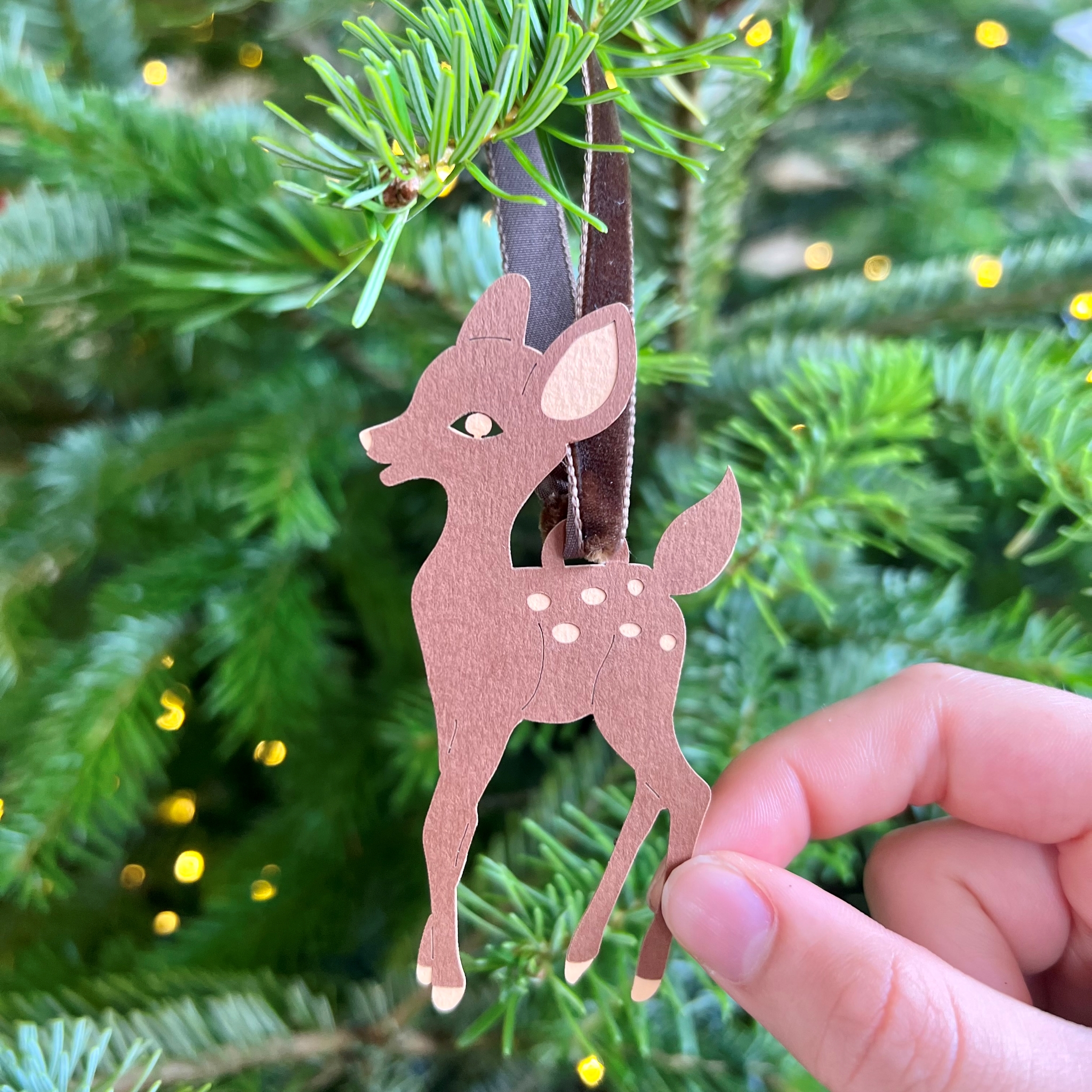 Christmas Deer Decorations – Set of 3 - Image 5