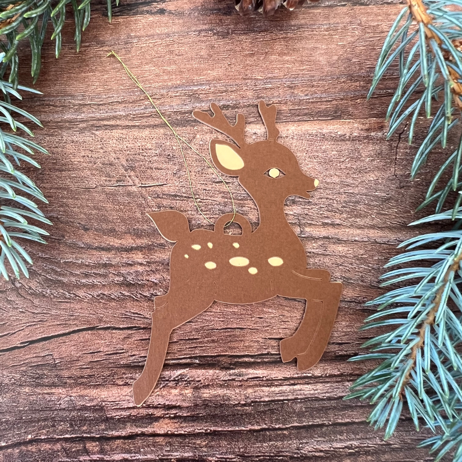 Reindeer Tree Decorations – Set of 3 - Image 10