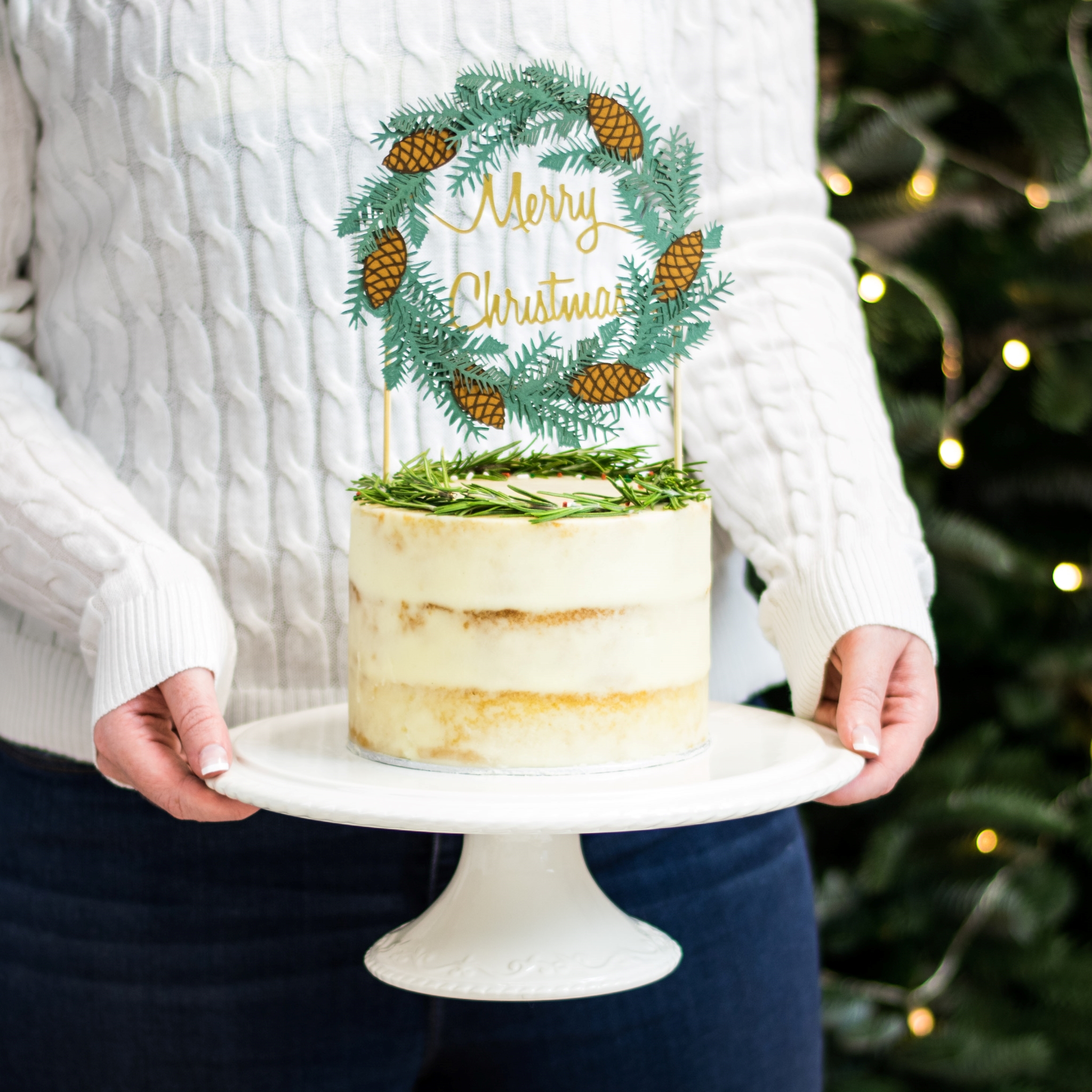 Christmas Wreath Cake Toppers - Image 3