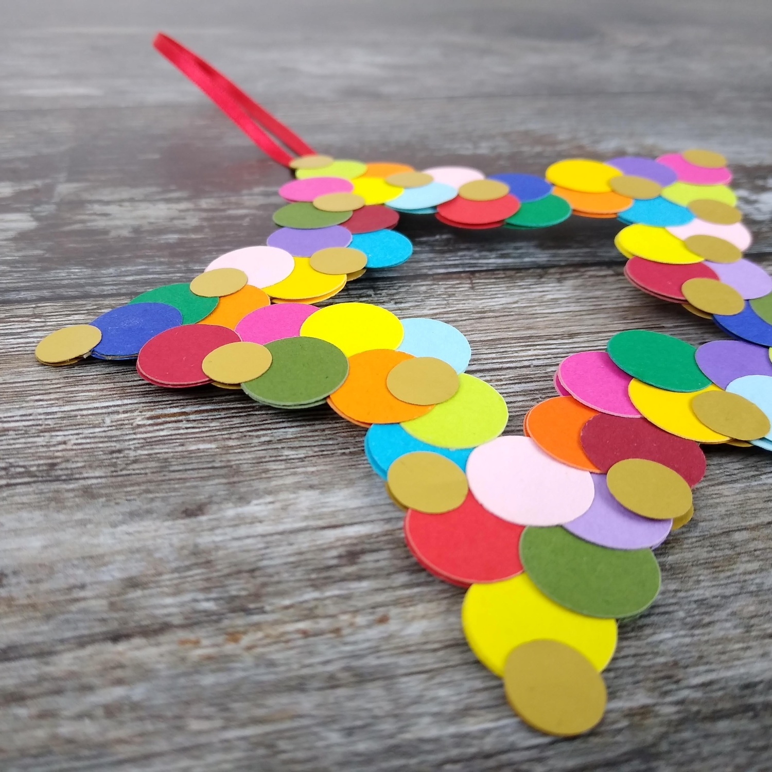 Colourful Christmas Star Decorations - Image 3