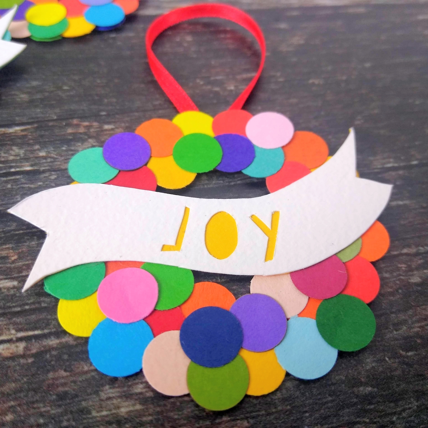 Colourful Christmas Baubles – Set of 4 - Image 7