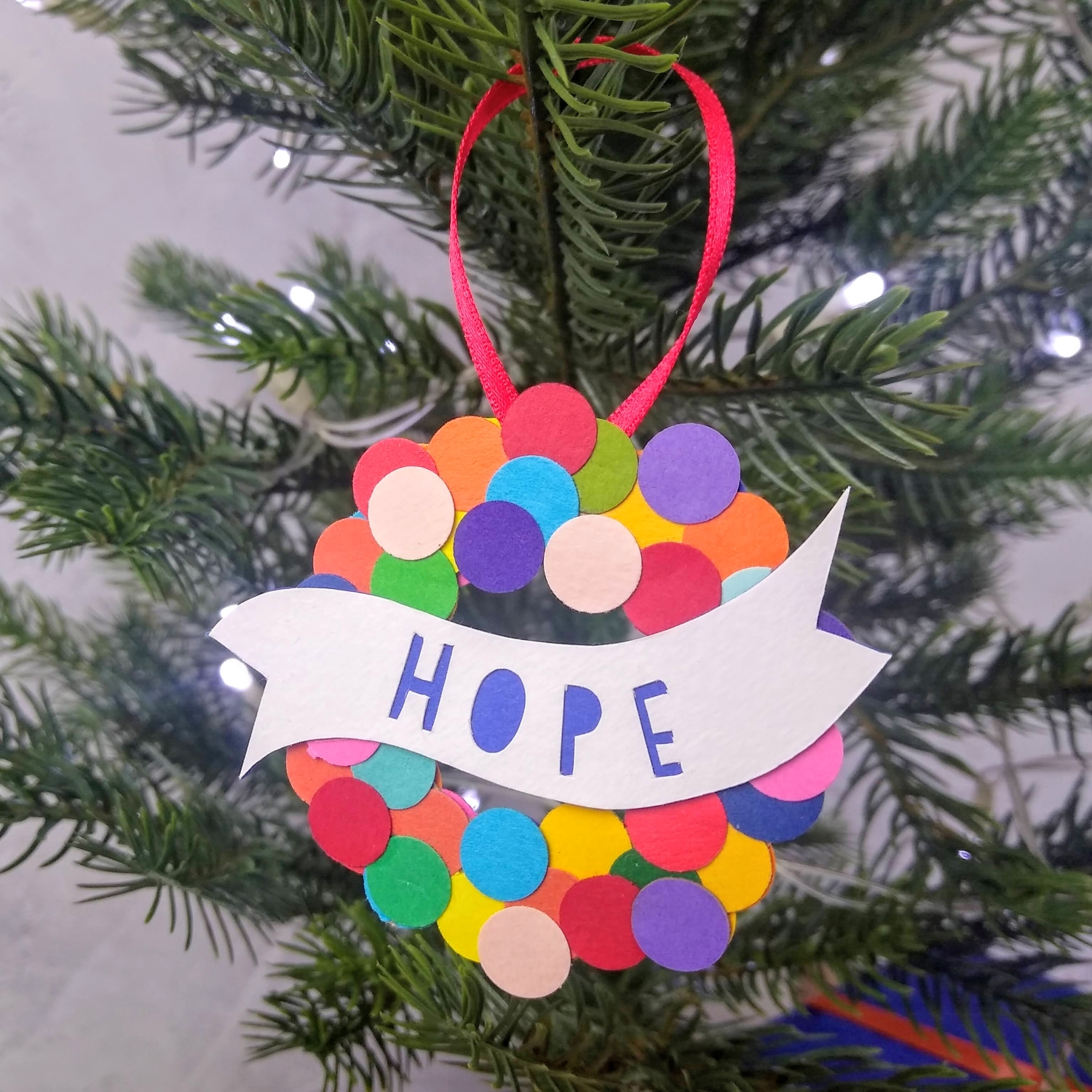 Colourful Christmas Baubles – Set of 4 - Image 6