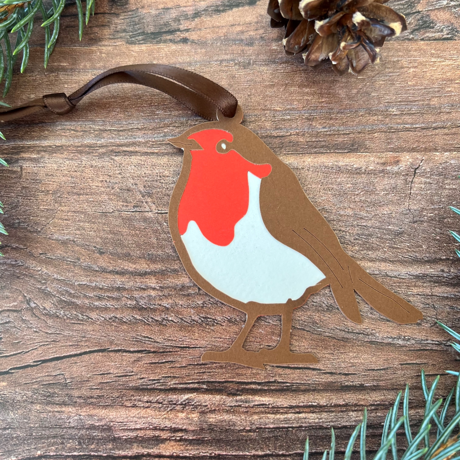 Christmas Robin Decorations - Set of 3 - Image 7