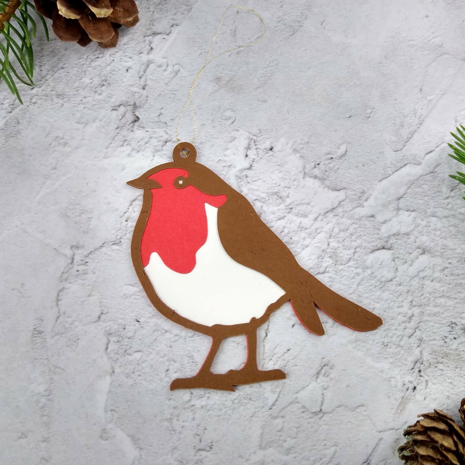 Christmas Robin Decorations - Set of 3 - Image 5