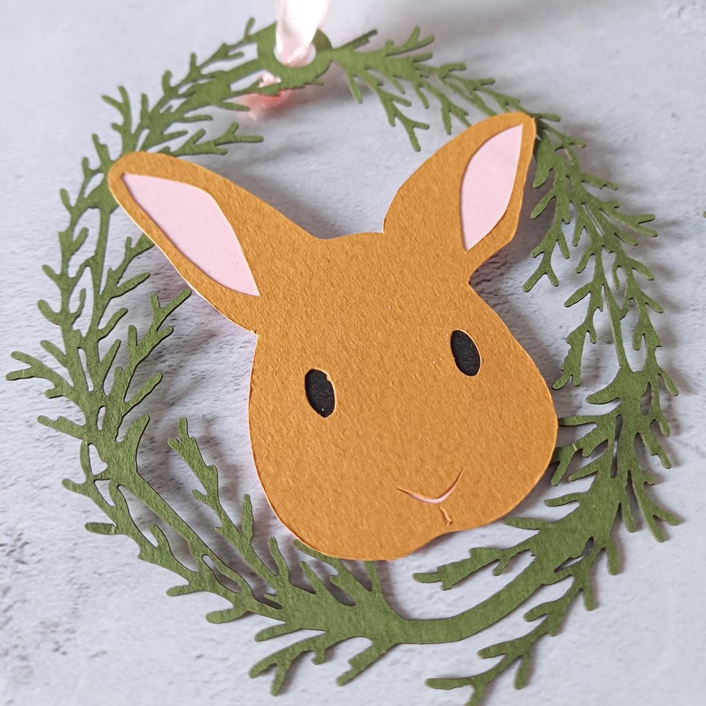 Easter Bunny Papercut Hanging Decoration - Image 6